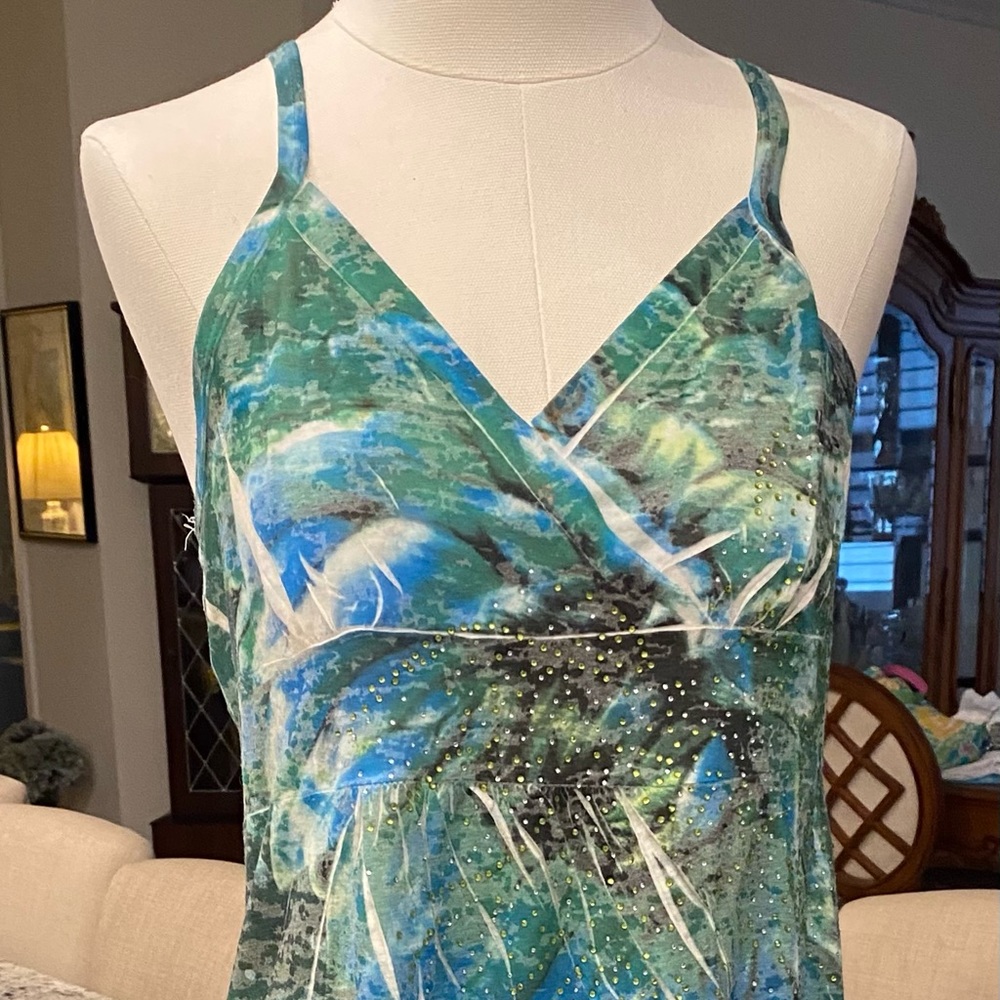 Inc  beautiful print cami top